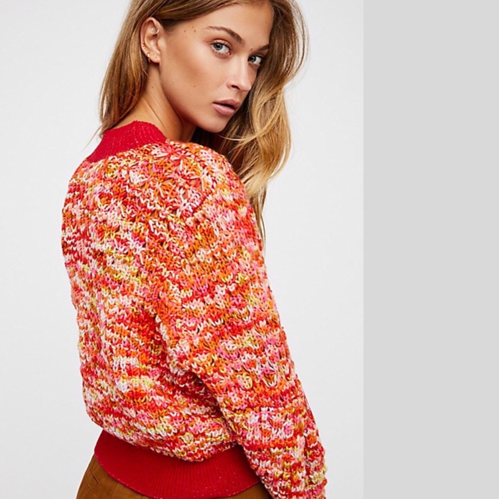 Brand new Free People Colorful sweater NWT - Picture 3 of 3